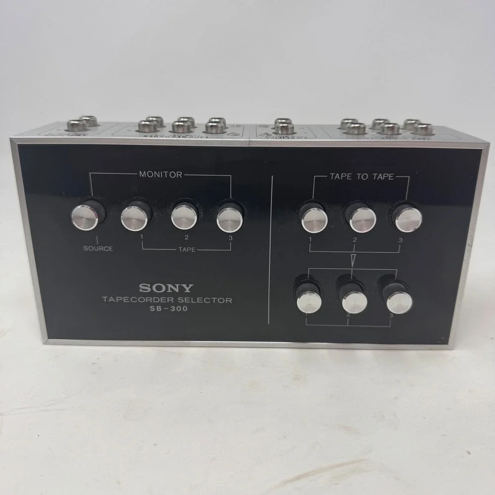 Sony SB-300 Tapecorder Selector Vintage Audio Tape Deck Switch Box Made in Japan